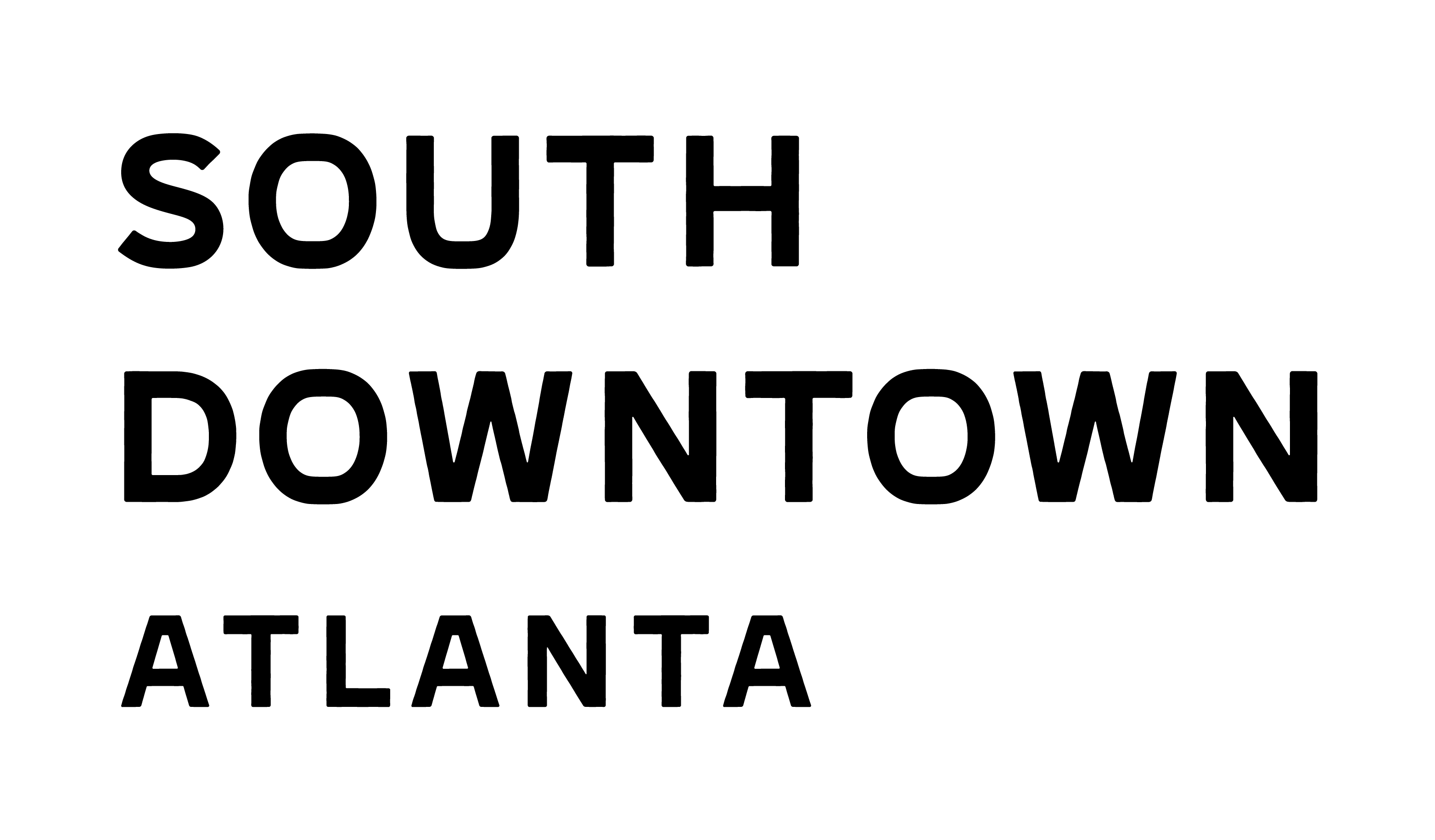 South Downtown Atlanta Logo Black